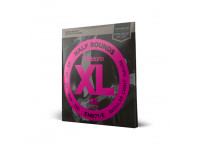  Conjunto de cordas para Baixo D'Addario ENR71-5 45-130 Regular Light 5-String, Long Scale, XL Half Rounds Bass Strings 