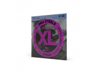 Conjunto de cordas para guitarras elétricas D'Addario EPS520 09-42 Super Light, XL ProSteels Electric Guitar Strings Conjunto de cordas para guitarras elétricas D'Addario EPS520 09-42 Super Light, XL ProSteels Electric Guitar Strings