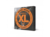  Conjunto de cordas para Baixo D'Addario EXL160TP 50-105 Medium, Long Scale, XL Nickel Bass Strings 2-Pack 