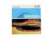 Jogo de cordas .011 D´Addario  EZ910  
	Jogo de cordas 0.11 D´Addario EZ910
	- Cordas de bronze
	- Tom equilibrado
