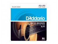 Jogo de cordas .012 D´Addario Jogo Cordas 012 Guitarra Acústica EJ11 012-053 Juego de cuerdas 012 para guitarra acústica Daddario EJ11 012-053