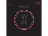 Jogo de cordas para Guitarra Elétrica D´Addario  NYXL0942-3P  