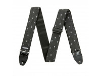  Dunlop  JACQUARD GREY SKULL STRAP  