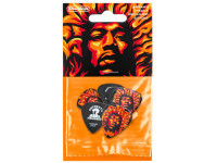 Dunlop JHP14HV Jimi Hendrix 69 Psych Series Voodoo Fire Celluloid Heavy 6-Pack Dunlop JHP14HV Jimi Hendrix 69 Psych Series Voodoo Fire Celluloid Heavy 6-Pack