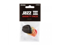  Dunlop PVP103 Jazz III Variety - Pack de 6 