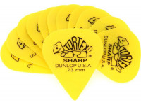  Dunlop  Tortex Sharp Picks 73mm Yellow (12-pack)  