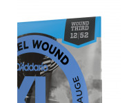 Conjunto de cordas para guitarras elétricas D'Addario EJ21 12-52 Jazz Light, XL Nickel Conjunto de cordas para guitarras elétricas D'Addario EJ21 12-52 Jazz Light, XL Nickel