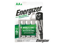  Energizer   Pilha Recarregável AA 1.2V 2000MA 4X Power Plus 
