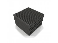 Absorvedores de espuma acústica EQ Acoustics   Classic Wedge 60cm Tile grey  