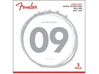  Fender 250L-3-packs Guitar Strings .009-.042  