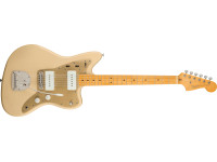  Fender SQ 40th Anni. Jazzmaster Vintage Edition Maple Fingerboard Gold Anodized Pickguard Satin Desert Sand 