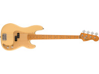  Fender SQ 40th Anni. Precision Bass Vintage Edition Maple Fingerboard Gold Anodized Pickguard Satin Vintage Blonde 