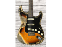  Fender  Custom Shop Limited Edition Poblano Strat. Super Heavy Relic Super Faded Aged 3-Color Sunburst 