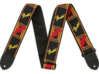  Correia para guitarra / baixo Fender  Monogramm Strap BYR  