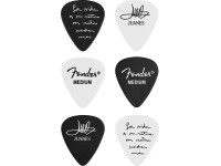 Conjunto de 6 palhetas para guitarra Fender Palhetas Serie Juanes 351 Celulose 6 Pack Conjunto de 6 palhetas para guitarra Fender Palhetas Serie Juanes 351 Celulose 6 Pack