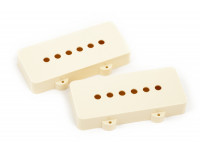 Capas para Pickup Fender  Pickup Covers Jazzmaster Aged White Plastic emb 2 UN 