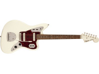  Fender  Squier FSR Classic Vibe 60s Jaguar Laurel Fingerboard Tortoiseshell Pickguard Matching Headstock Olympic White 