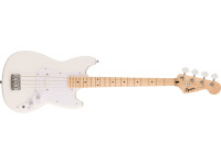  Fender Squier Sonic Bronco Bass Maple Fingerboard White Pickguard Arctic White 