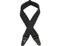  Fender  x Wrangler Denim Strap Washed Black Stitch 