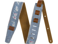  Fender  x Wrangler Ripped Denim Strap Indigo 