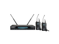 Glemm Microfone Lapela s/ Fios (2 unid) + Receptor UHF 