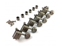 Conjunto de cabeça de máquina para guitarra elétrica Gotoh SD91-05M Aged Tuners 6L N 