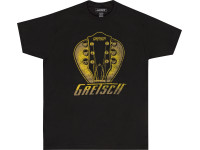  Gretsch  Headstock Pick T-Shirt Black Medium 