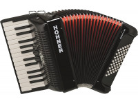  Hohner  BR48B-N Bravo Piano Accordion 26-Key/48 Bass Black 