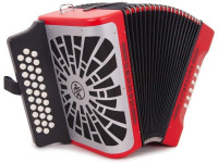  Hohner Compadre ADG Red Silver Grill  