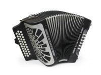  Hohner  Compadre Preta GCF Silver Grill 