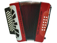 Concertina Hohner El Rey del Vallenato Vermelho  