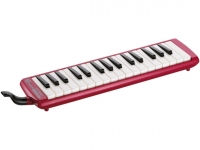 Melódica Hohner  Melodica  Student 32 Vermelho  
	A melódica Hohner Student 32 de cor vermelha foi concebida para atender aos requisitos de jovens músicos em processo de aprendizagem. A melódica Hohner Student 32 pode de facto desenvolver um papel fundamental na educação musical de um aprendiz, mas é certo que também pode ser utilizada pelas vantagens que o instrumento proporciona em palco, para composição ou na estrada. Com ajuste estável e um teclado de ação suave, a Hohner Student 32 é um ótimo modelo de entrada para progressão no processo de educação musical. Inspire, inspire-se e toque sem fios, sem pilhas, quando, onde e enquanto quiser. Outras características relevantes: estojo de plástico; tubo e bocal incluídos. Comprimento de 42 cm e peso de 580 gramas.
