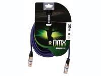 Cabo DMX HQ Power PAC104  Cable DMX XLR 3P Macho / XLR 3P Hembra 10M 