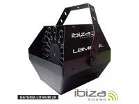  Ibiza  25W Preta Bat Lítio 2A LBM10BAT-BL 