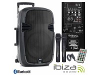  Ibiza HYBRID15VHF-BT B-Stock 
	Coluna Amplificada com Troley de 15" 700W USB/BT/SD/BAT/2XMIC VHF
