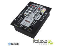  Ibiza  Mesa de Mistura 5 Canais MP3 USB/BT DJM150USB-BT B-Stock 