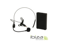 Ibiza  Microfone Para Headset C/ Transmissor PORTUHF-HEAD 