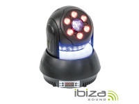  Ibiza  Moving Head 4 em 1 Wash / 30W Gobo DMX MIC 