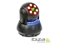  Ibiza  Moving Head 40W 4 em 1 Wash/Laser DMX MIC 