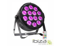  Ibiza Projector PAR c/ 14 Leds 6W RGBW DMX THINPAR-14X6W-RGBW 