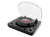  ION  Max LP USB Turntable with Integrated Speakers, Black 
