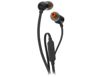  JBL  Auriculares com Fio T 110 (In Ear - Microfone - Preto) 