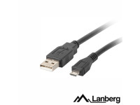  Lanberg   Cabo USB-A 2.0 Macho / Micro USB Macho 1M 
