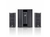  LD Systems Dave 8 Roadie  Sistema de sonido activo portátil, ideal para tiendas, cine en casa y presentaciones: 150 W Sub + 2x 100 W Top 