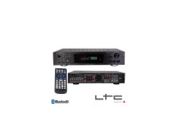  LTC Audio  Amplificador Stereo Hifi 4x75w + 3x20w Usb/Fm/Bt/Sd/Rec Ltc ATM8000BT 