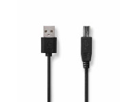  Nedis   Cabo USB-A 2.0 Macho / USB-B Macho 2M 