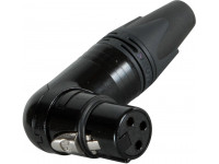  Neutrik  NC3FRX-BAG Cable Connector female 3-pole, black 