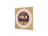 Conjunto de cordas para guitarra clássica D'Addario EJ33 Normal Tension Ball End, 80/20 Bronze/Clear Nylon, Folk Nylon Conjunto de cordas para guitarra clássica D'Addario EJ33 Normal Tension Ball End, 80/20 Bronze/Clear Nylon, Folk Nylon