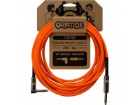  Orange Crush INSTR ANGLED-STRAIGHT Jack 6m  