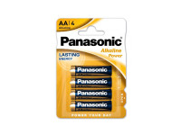  Panasonic Pack 4 Pilhas Alcalinas AA LR06 1.5V 